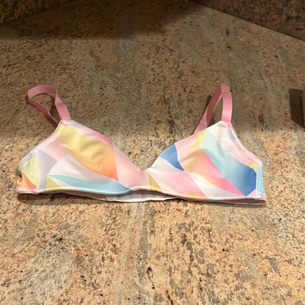 More Than Magic Pastel Geometric Bralette